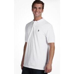 US Polo Assn. Polo Shirt Mens Size XXL White Short Sleeve Embroidered NEW NWT